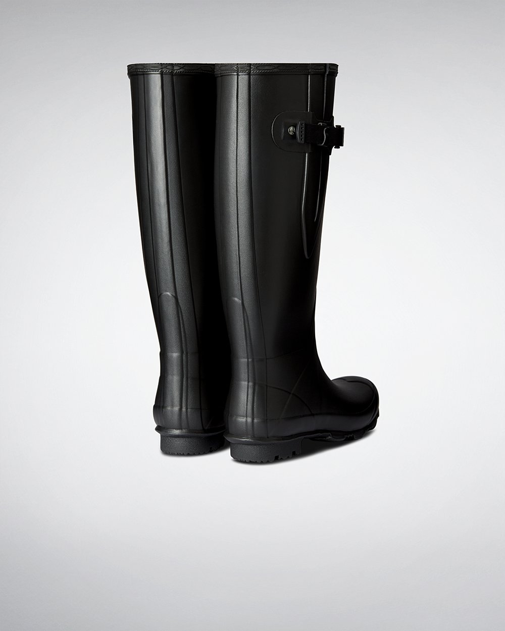 Women Hunter Norris Field | Wide Fit Rain Boots Black | NZ-18946-QGAP